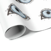 Husky Eye Pattern Cadeaupapier (Rol Hoek)