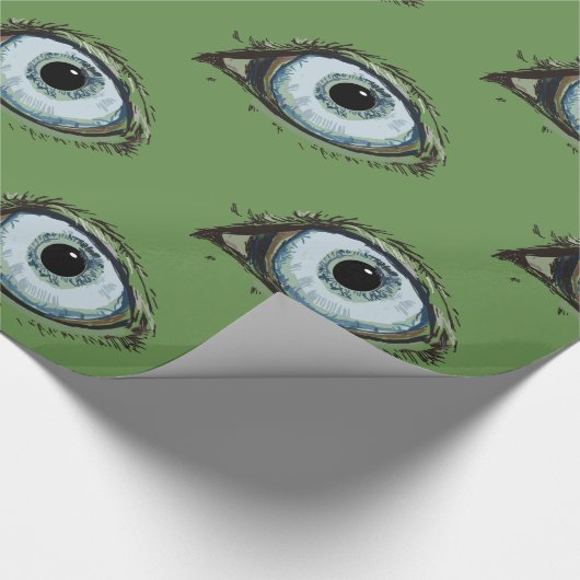 Husky Eye Pattern Cadeaupapier (Hoek)
