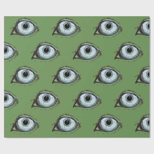 Husky Eye Pattern Cadeaupapier (Vlak)