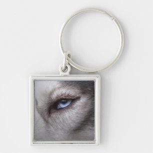 Husky Eye Sleutelhanger Siberian Husky Malamute Gi