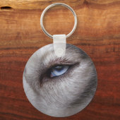 Husky Eye Sleutelhanger Siberian Husky Malamute Gi (Voorkant)