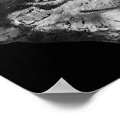 Husky Face Cute Dog Lover Men Women Black White  Poster (Hoek)