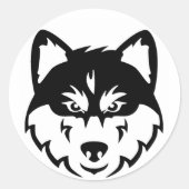 Husky Face Stickers (Voorkant)