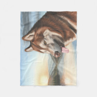 Husky Fleece Blanket