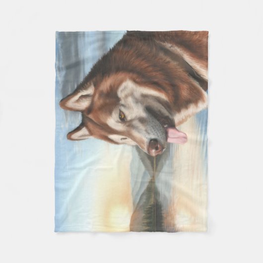 Husky Fleece Blanket (Voorkant)