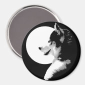 Husky Fridge Magnet Alaskan Sled Dog Magnet / Gift (Voorkant / Achterkant)