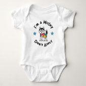 Husky Funny Baby Kleding ontwerp Romper (Voorkant)