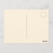 Husky Gefeliciteerd hond pootafdruk Bewerkbaar Briefkaart (Achterkant)