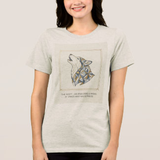 Husky Genade & Wildernis – Vrouwen Heather Grijs Tri-Blend Shirt