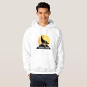Husky Gepersonaliseerde Wolf Trui Hoodie (Voorkant volledig)
