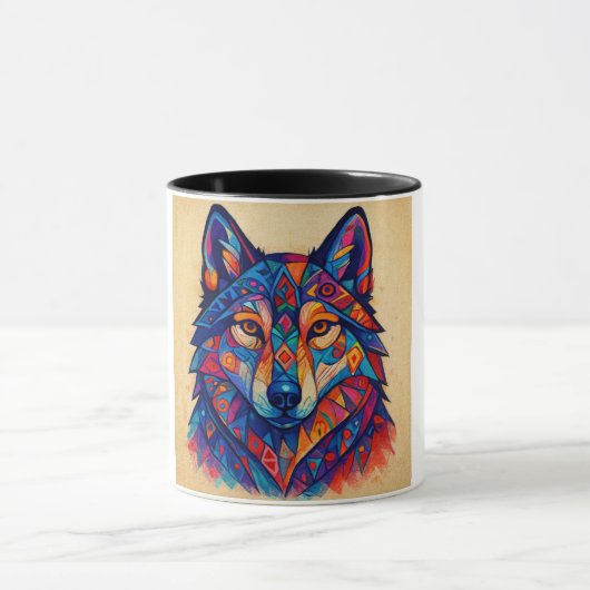 Husky Gepersonaliseerde Wolf Trui Mok (Midden)