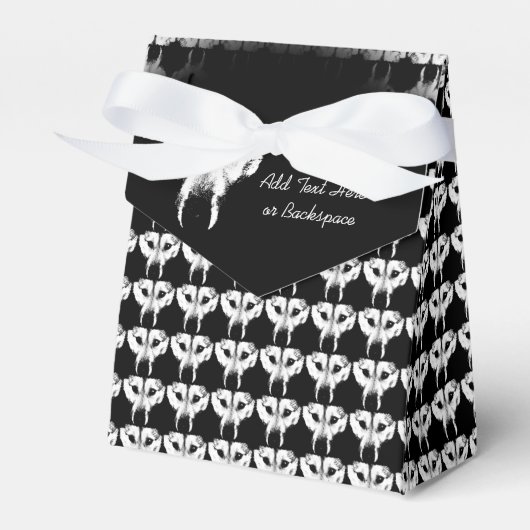 Husky Gift Box Personaliseert Wolf Dog Gift Boxes Bedankdoosjes (Voorkant Zijde)