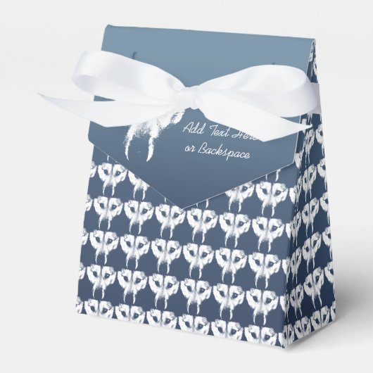 Husky Gift Box Personaliseert Wolf Dog Gift Boxes Bedankdoosjes (Voorkant Zijde)