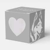 Husky Gift Box Personaliseren Husky Malamute Gift  Bedankdoosjes (Voorkant Zijde)