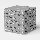 Husky Gift Box Personaliseren Husky Sled Dog Team  Bedankdoosjes (Voorkant Zijde)