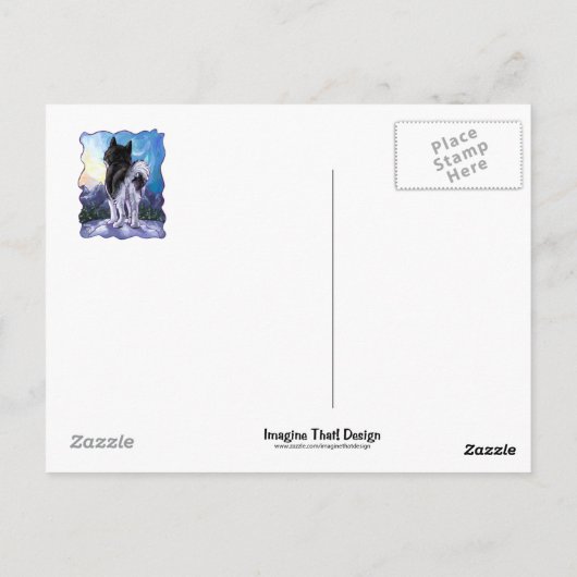 Husky Gifts & Accessoires Briefkaart (Achterkant)