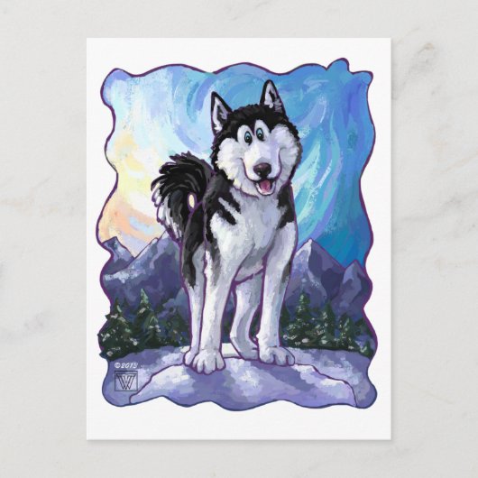 Husky Gifts & Accessoires Briefkaart (Voorkant)