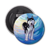 Husky Gifts & Accessoires Button Flesopener (Voorkant)