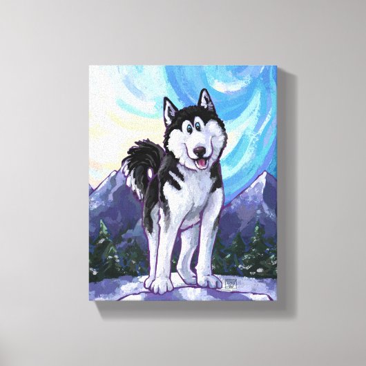 Husky Gifts & Accessoires Canvas Afdruk (Voorkant)
