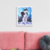 Husky Gifts & Accessoires Canvas Afdruk (Insitu (Woonkamer))