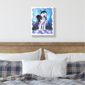 Husky Gifts & Accessoires Canvas Afdruk (Insitu (Slaapkamer))