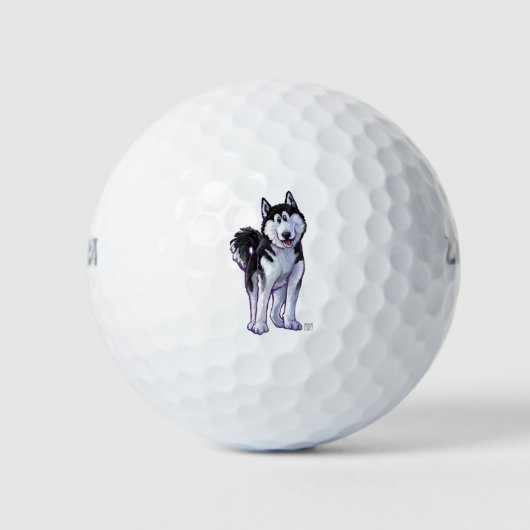 Husky Gifts & Accessoires Golfballen (Voorkant)