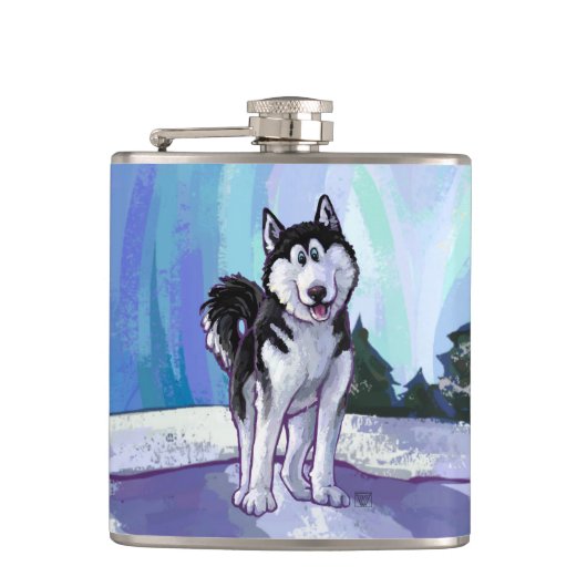 Husky Gifts & Accessoires Heupfles (Voorkant)