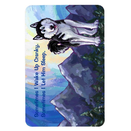 Husky Gifts & Accessoires Magneet (Verticaal)