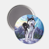 Husky Gifts & Accessoires Magneet (Voorkant / Achterkant)