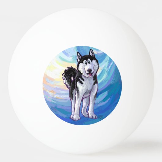 Husky Gifts & Accessoires Pingpongbal (Voorkant)