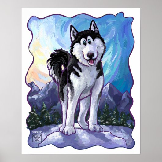 Husky Gifts & Accessoires Poster (Voorkant)