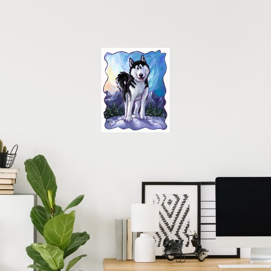 Husky Gifts & Accessoires Poster (Thuiskantoor)