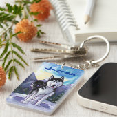 Husky Gifts & Accessoires Sleutelhanger (Voorkant Rechts)