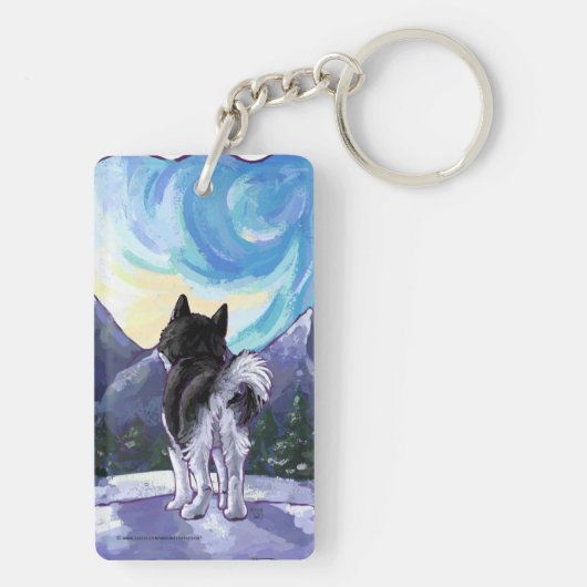 Husky Gifts & Accessoires Sleutelhanger (achterkant)
