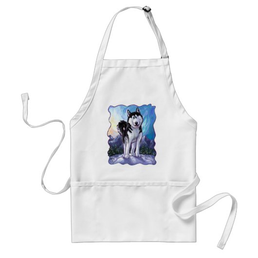 Husky Gifts & Accessoires Standaard Schort (Voorkant)