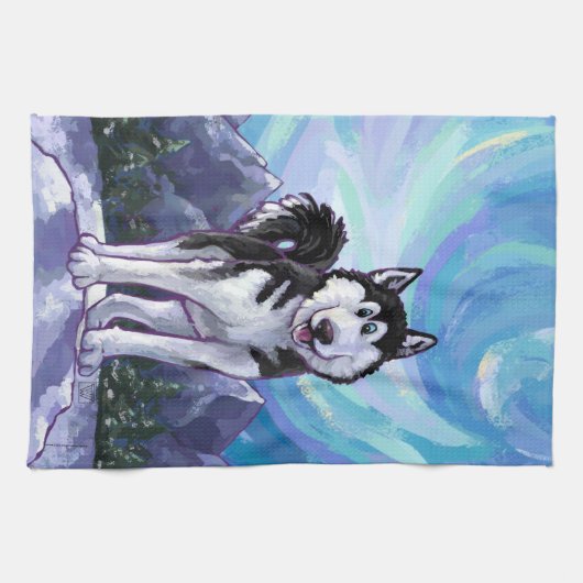 Husky Gifts & Accessoires Theedoek (Horizontaal)