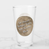 Husky Glasses Husky Wolf Moon Glass , speciaal gep Glas (Achterkant)