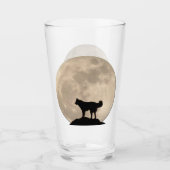 Husky Glasses Husky Wolf Moon Glass , speciaal gep Glas (Voorkant)