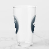 Husky Glasses Siberian Husky Pup Glass Personalise Glas (Rechts)