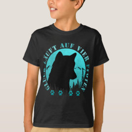 Husky - Glück läuft auf vier Pfoten T-shirt
