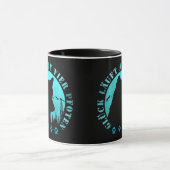 Husky-Glück läuft auf vier Pfoten T-Shirt Mok (Midden)