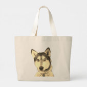 Husky Grote Tote Bag (Achterkant)