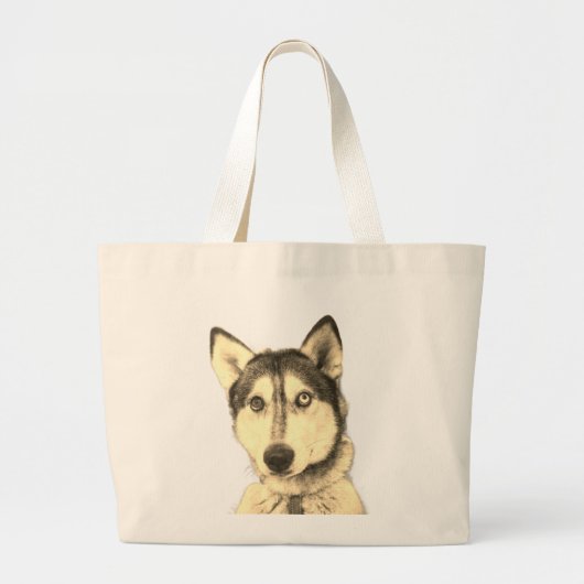 Husky Grote Tote Bag (Voorkant)
