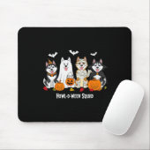Husky Halloween Howl O Ween Squad Muismat (Met muis)