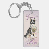 Husky Heart mama Sleutelhanger (Voorkant Links)