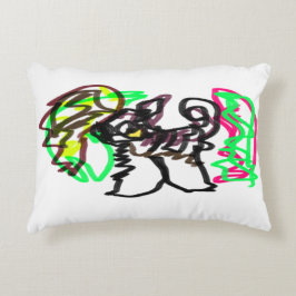 Husky herfst spelen accent kussen