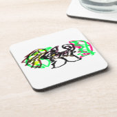 Husky herfst spelen bier onderzetter (Linkerzijde)