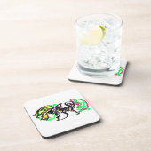 Husky herfst spelen bier onderzetter (Rechterzijde)