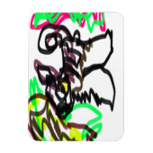 Husky herfst spelen magneet (Verticaal)