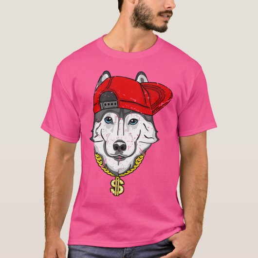 Husky Hip Hop Love T-shirt (Voorkant)